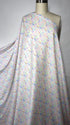 Artlux ~ 'Scribble ~ White' Luxury Cotton Lawn ~ Made in Italy